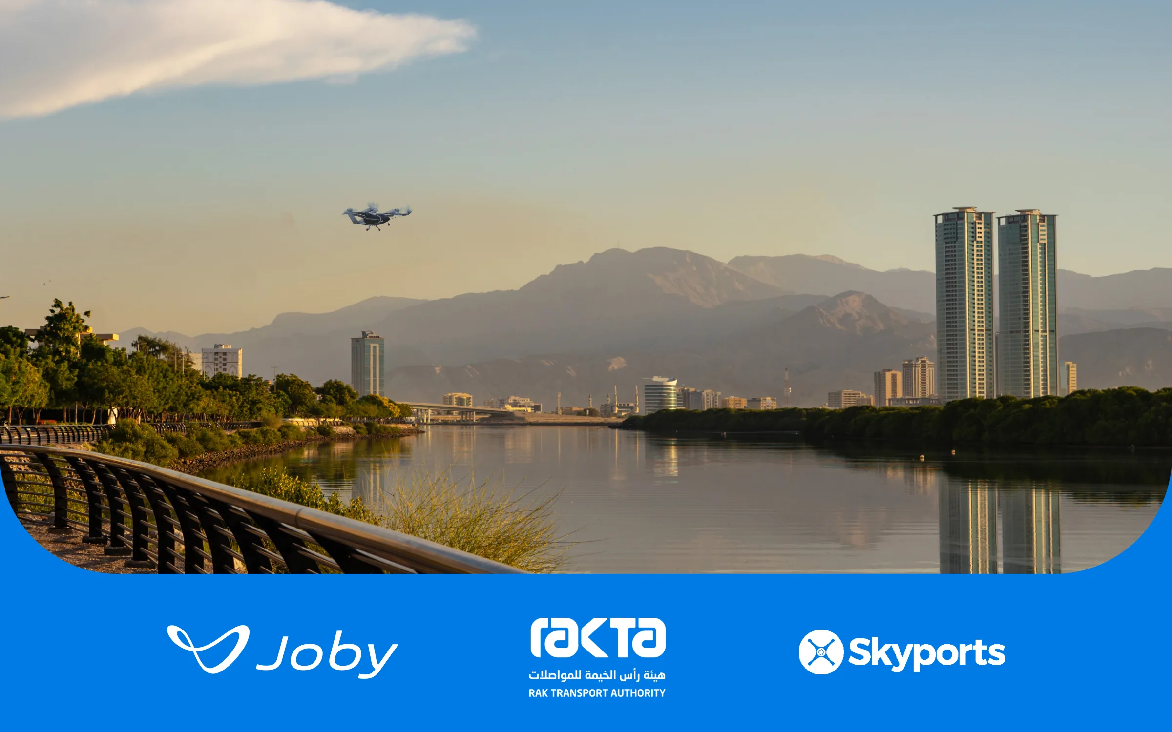 RAKTA, Joby and Skyports to launch air taxi service in Ras Al Khaimah by 2027