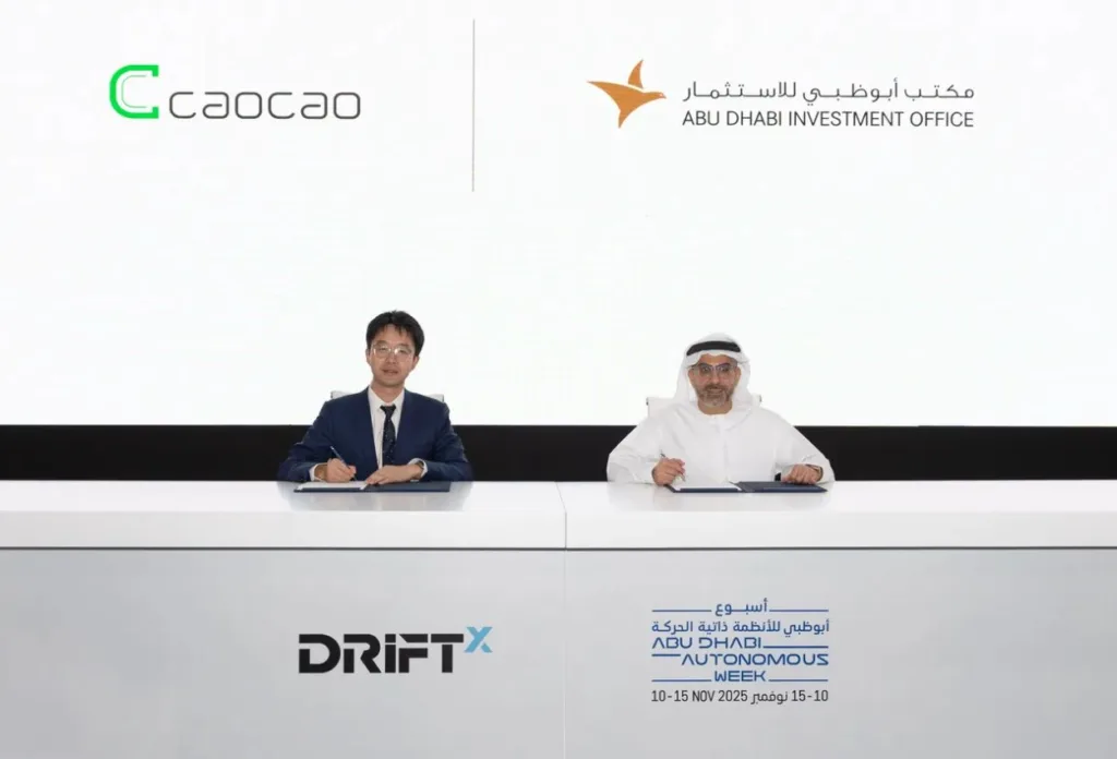 Abu Dhabi Investment Office partners with China’s CaoCao to advance smart mobility solutions in Abu Dhabi