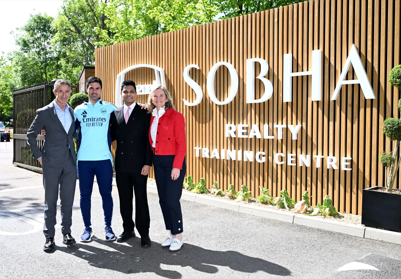 Arsenal, Sobha Realty mark two years of partnership at London Colney