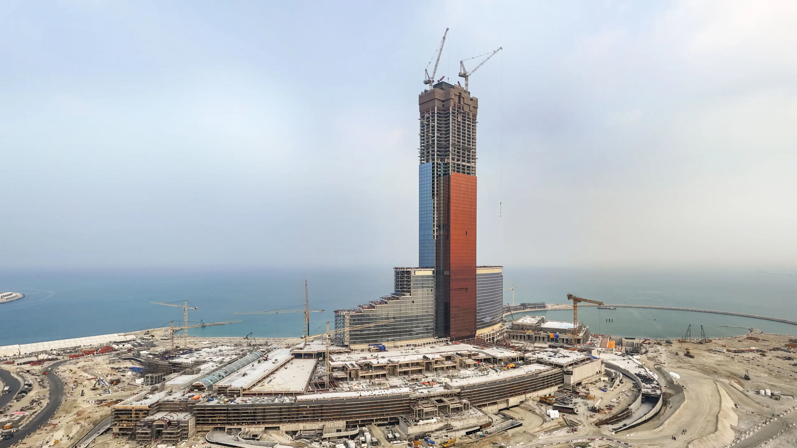 Wynn Al Marjan Island tower reaches 70th floor ahead of 2027 opening