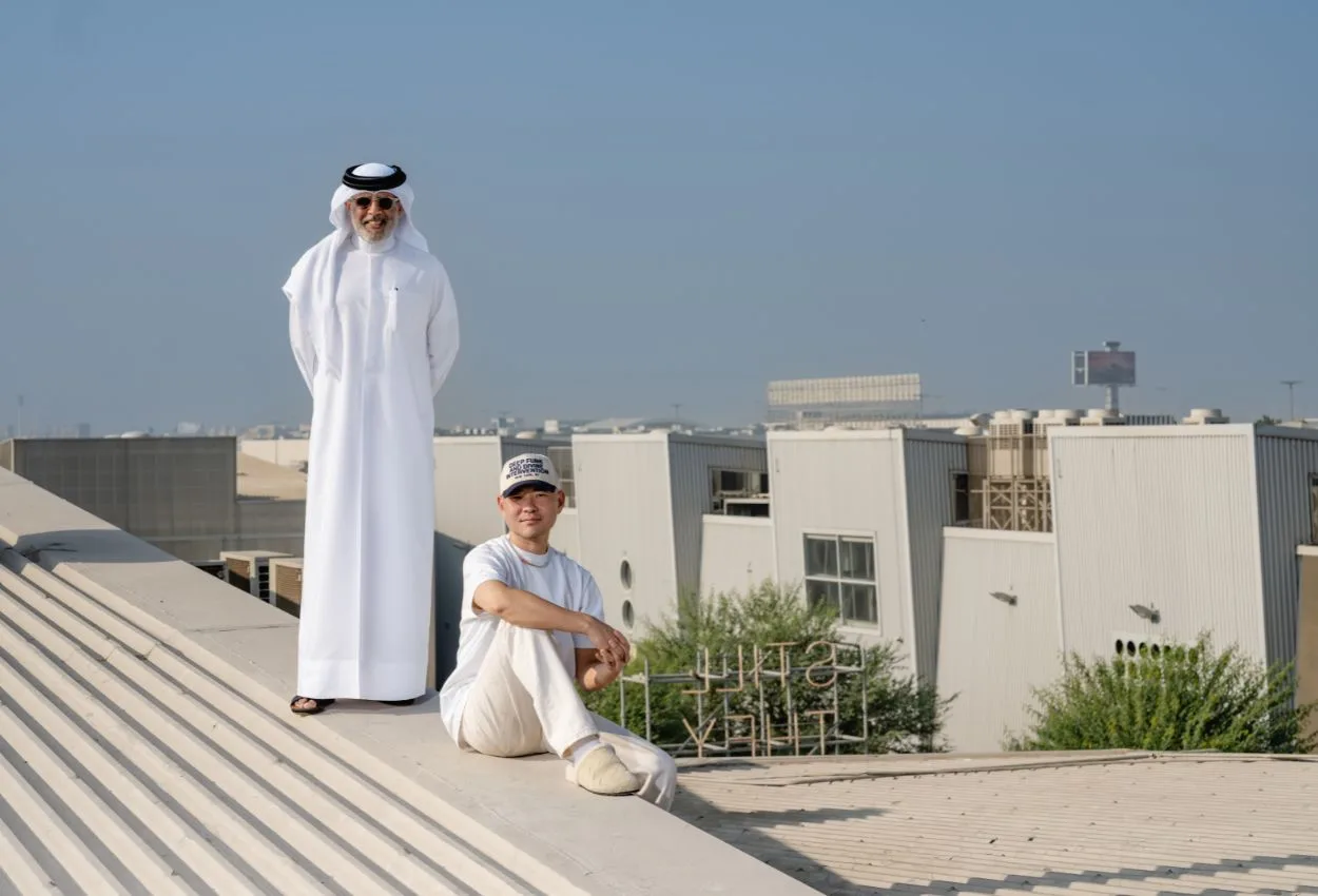 Abdelmonem Bin Eisa Alserkal, Alserkal, with Jesse Lee, Design Miami & Basic.Space. Photo Mohamed Somji_SeeingThings Photography 01