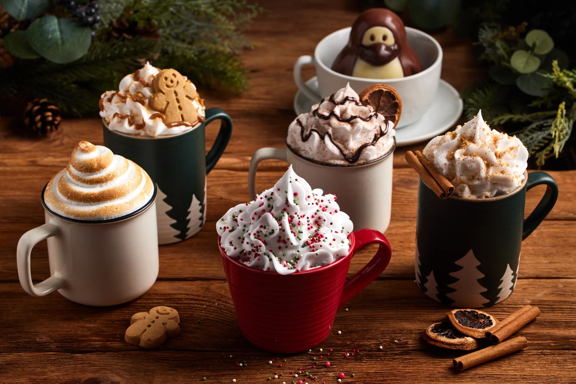 Festive hot chocolate