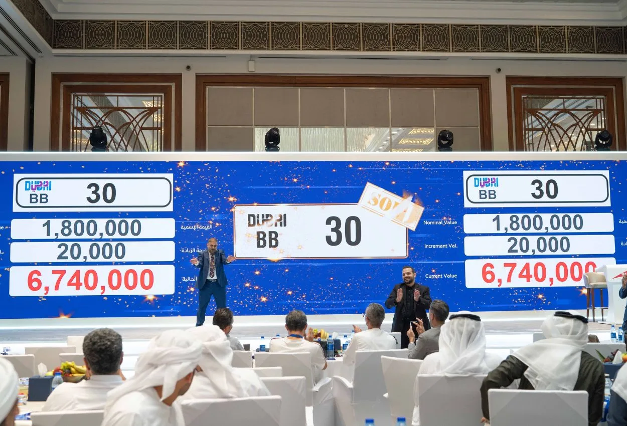 Dubai RTA number plate auction generates record $30mn revenue