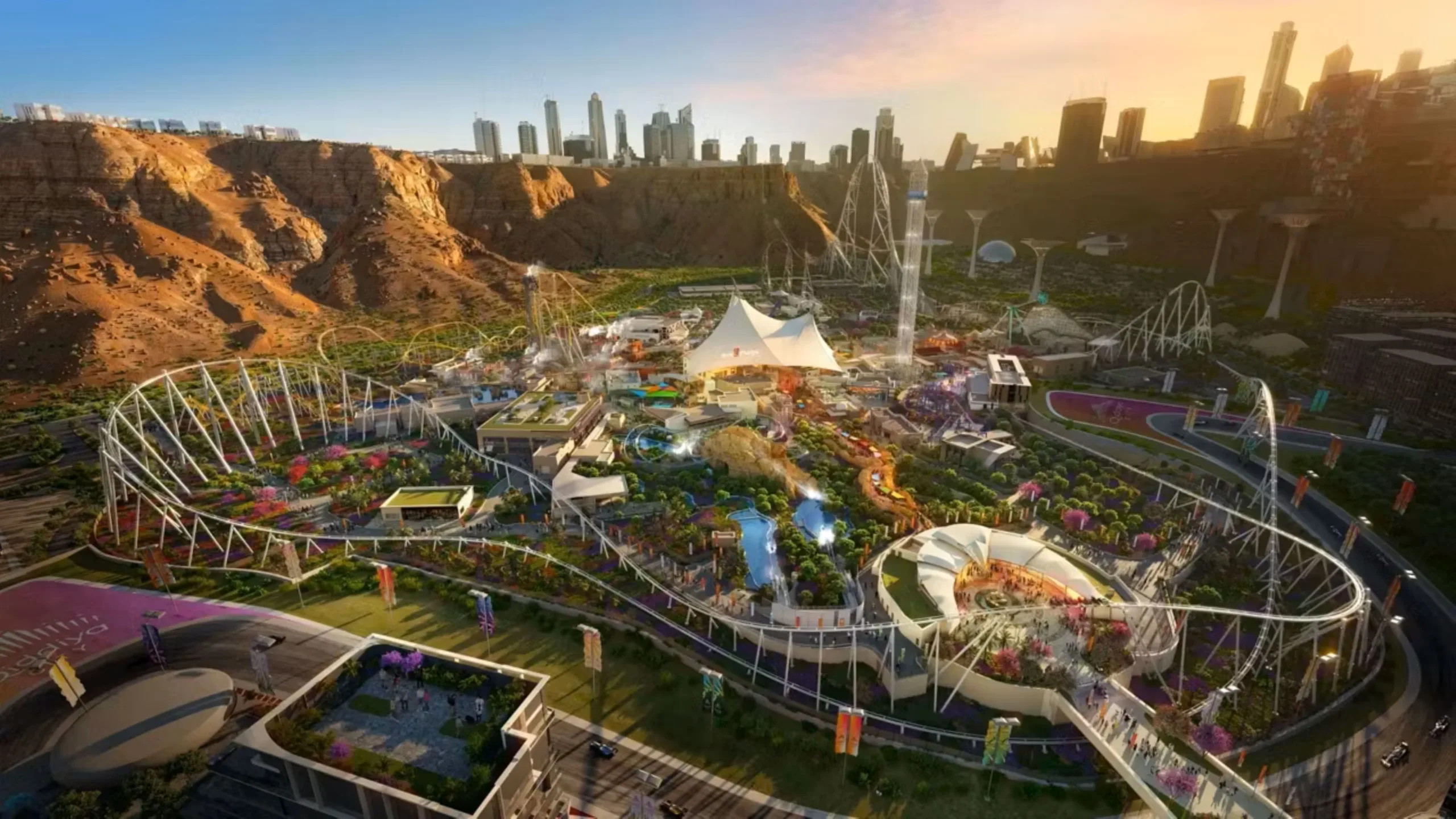 Six Flags Qiddiya City opens in Saudi Arabia as first international theme park