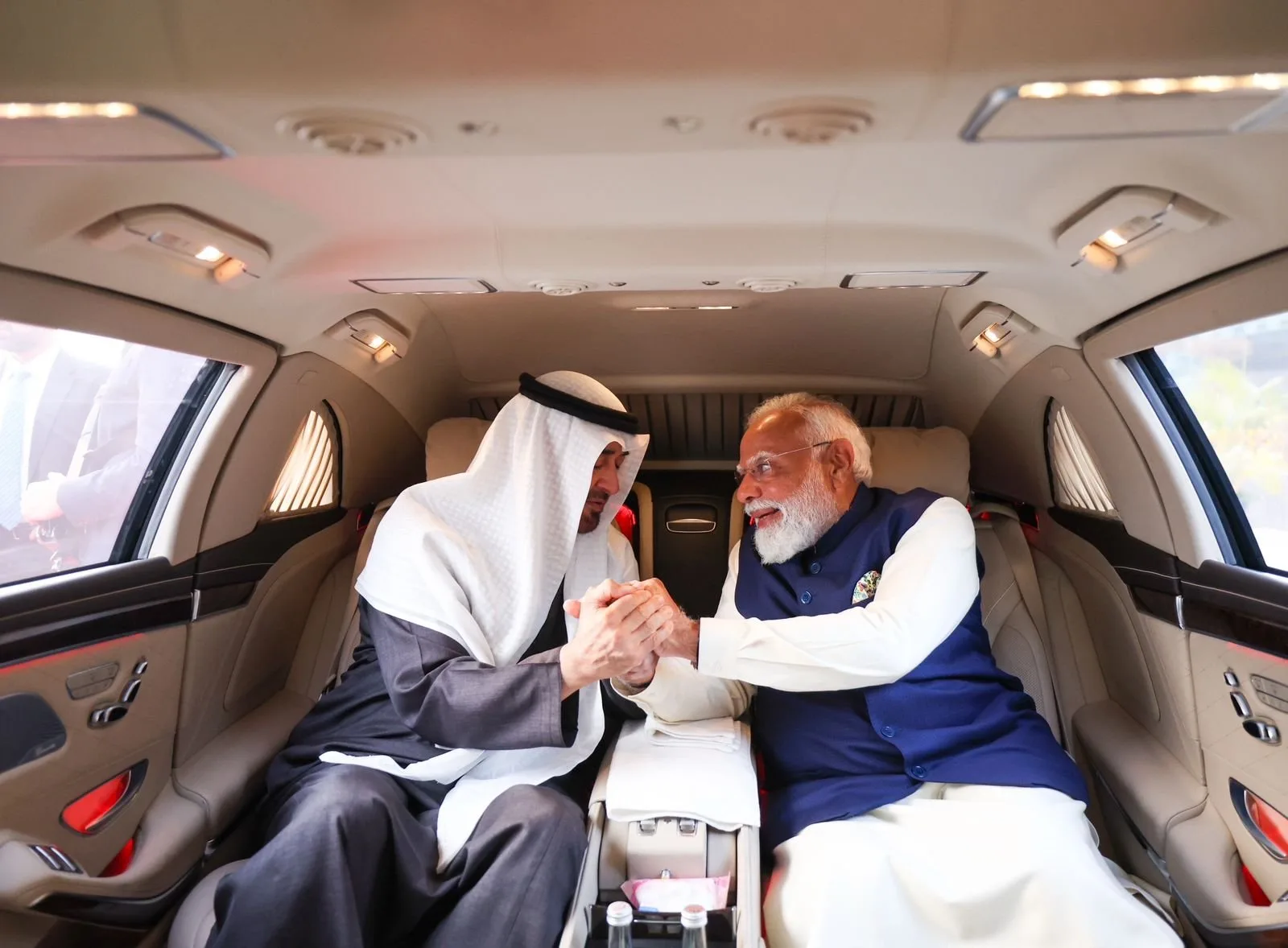 UAE President Sheikh Mohamed arrives in India