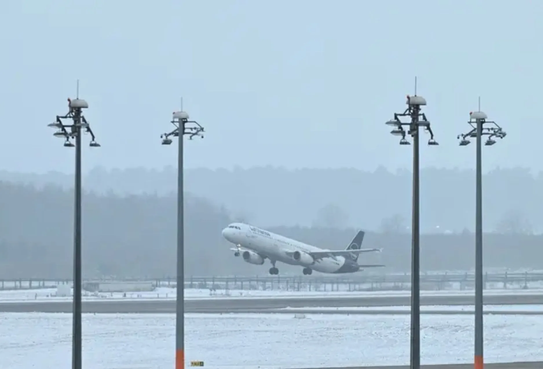 Berlin Brandenburg Airport black ice