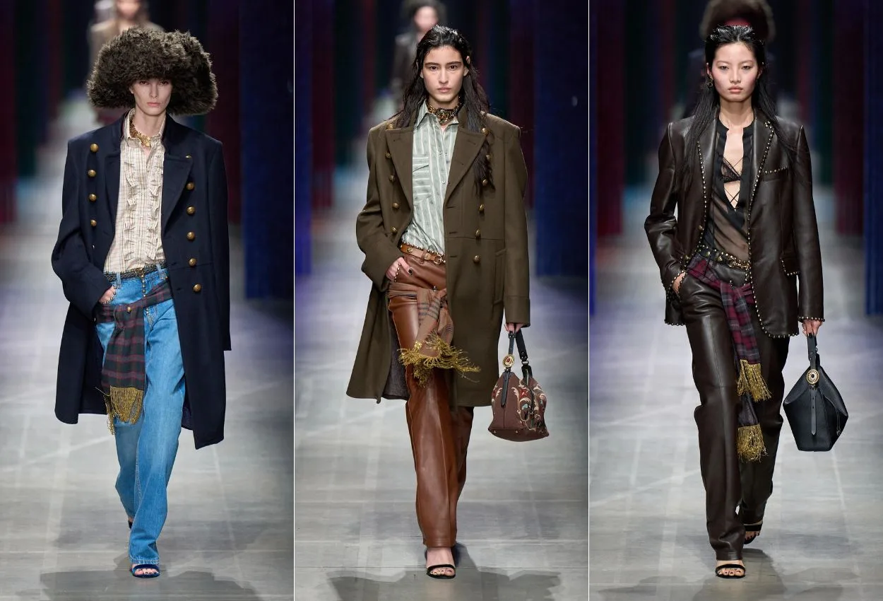 Etro Fall 2026: Marco De Vincenzo finds balance in a “wave between strictness and explosion”