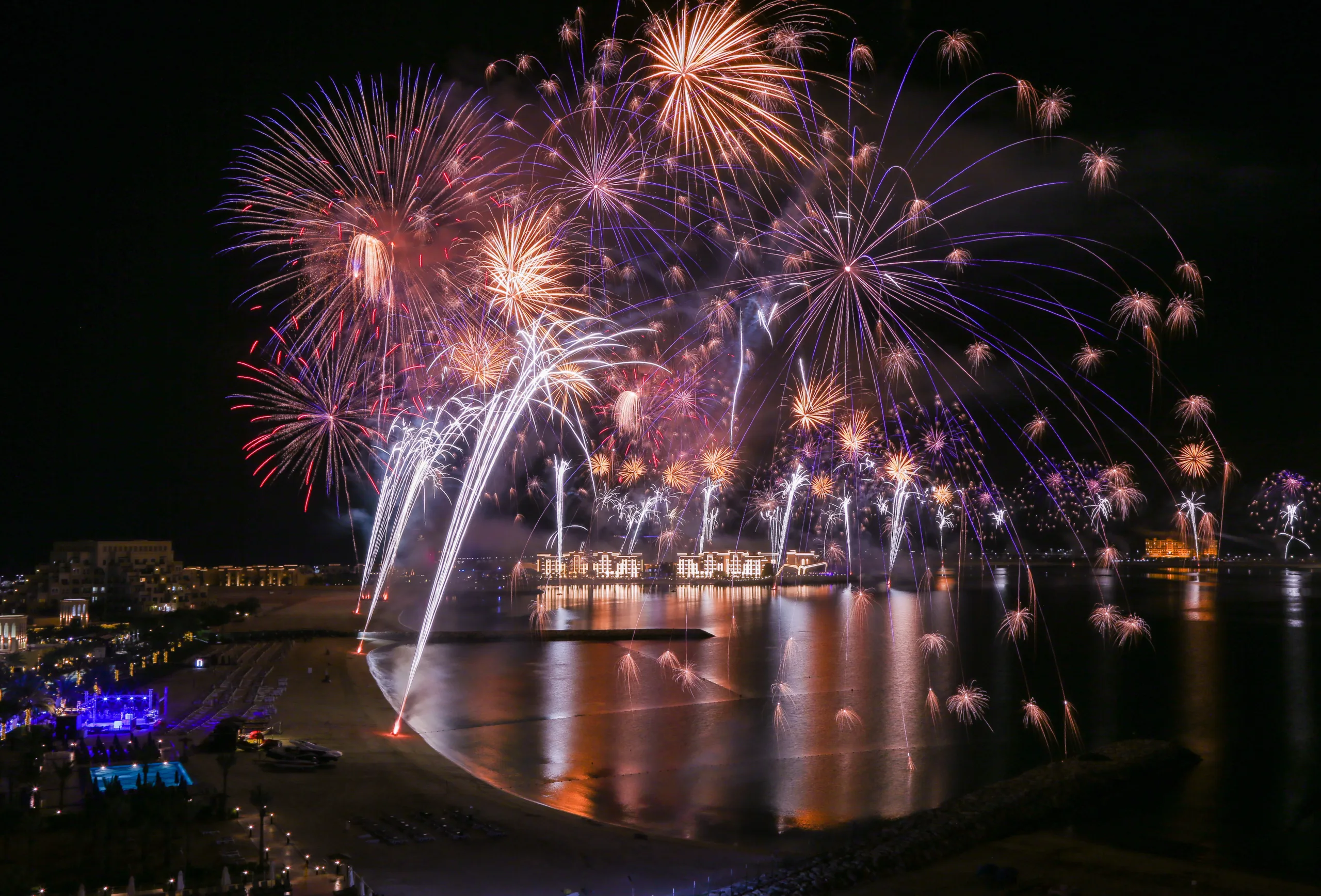 Fire,Works,In,Ras,Al,Khaimah