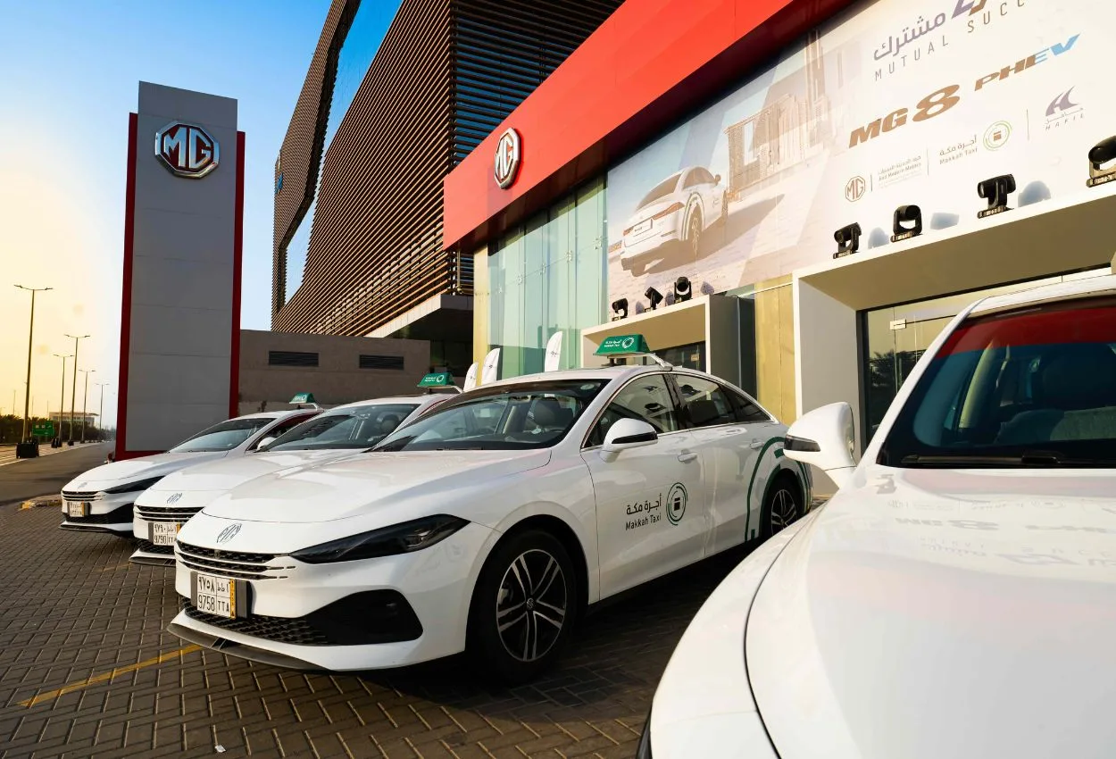 MG Motor deploys 130 MG8 PHEV units into Saudi Arabia’s Makkah taxi network