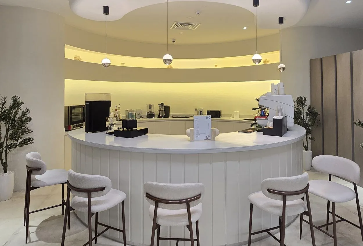 UAE sprinter Musa Khalfan opens MK Cafe at Dubai Court, Al Manara Centre