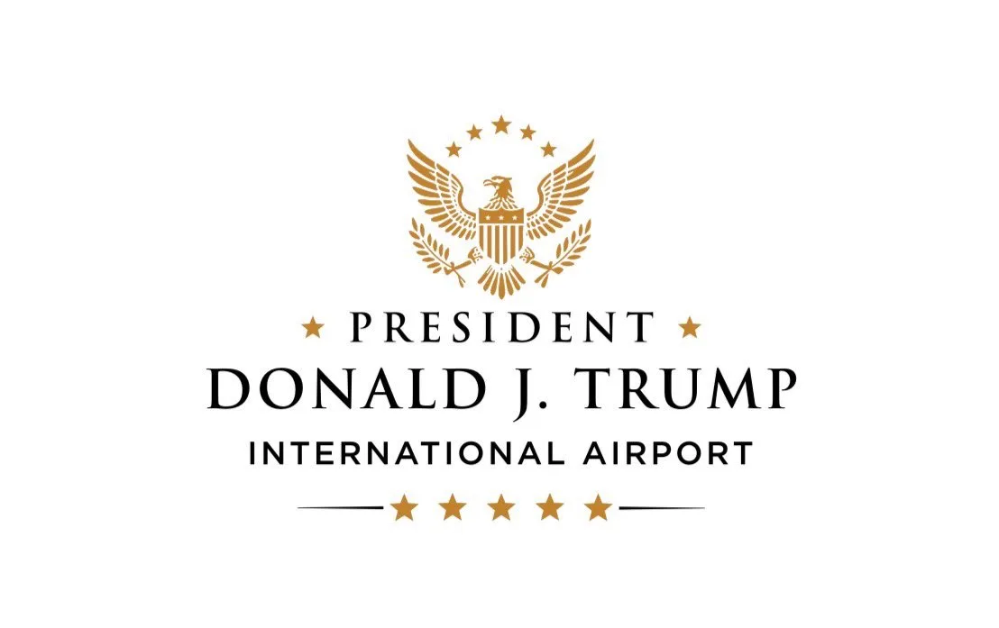 Eric Trump unveils official logo for Donald J. Trump International Airport