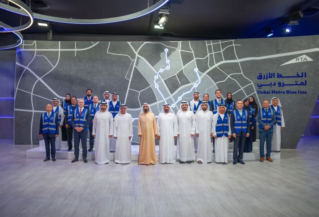 Dubai Metro Blue Line: Sheikh Mohammed announces launch of operation works for 5.45bn project