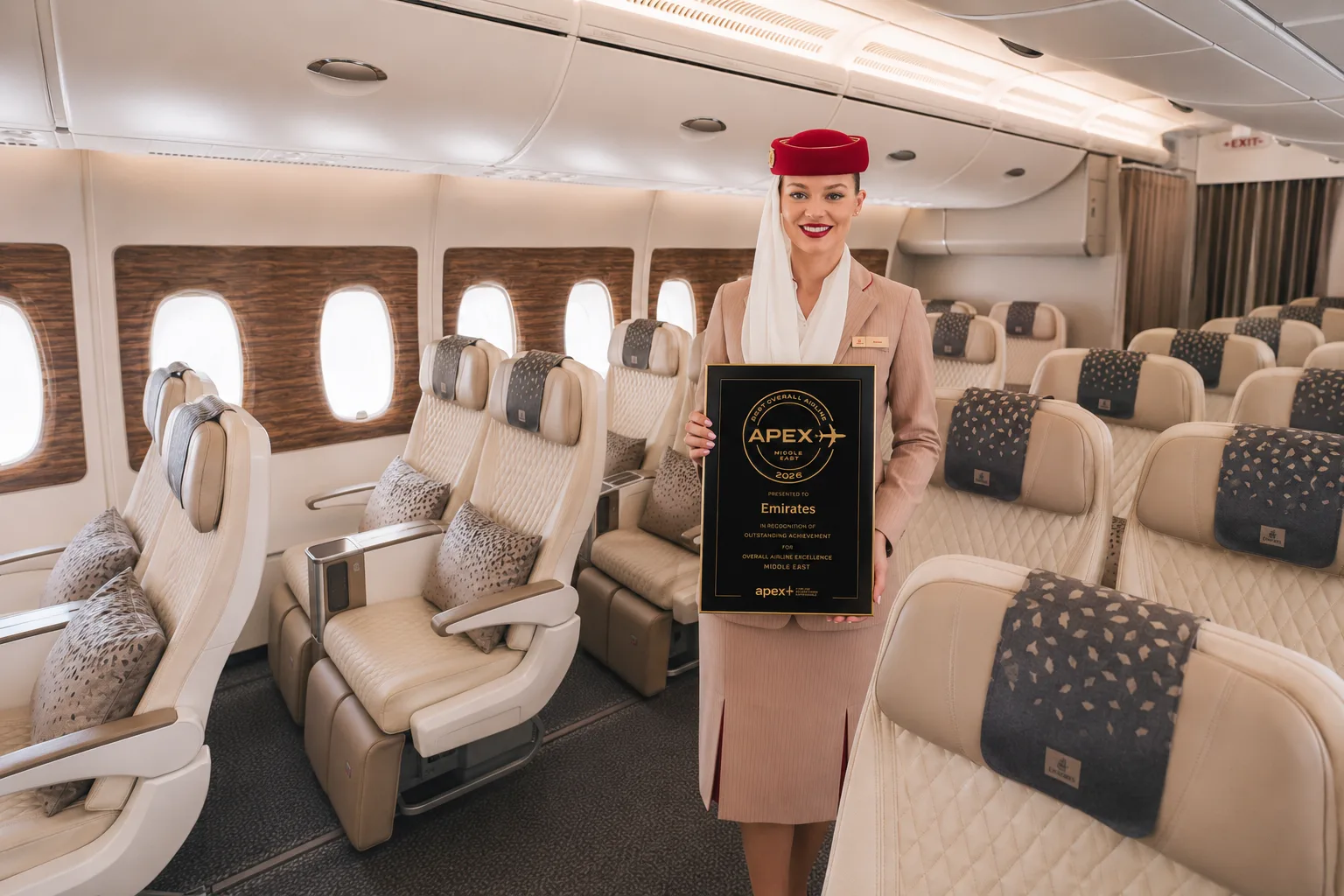 Emirates named best Middle East airline at APEX 2026 awards