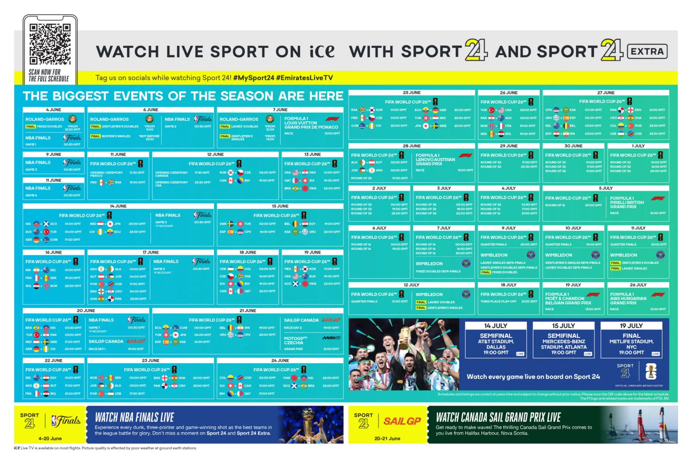 Emirates to stream all FIFA World Cup 2026 matches in-flight