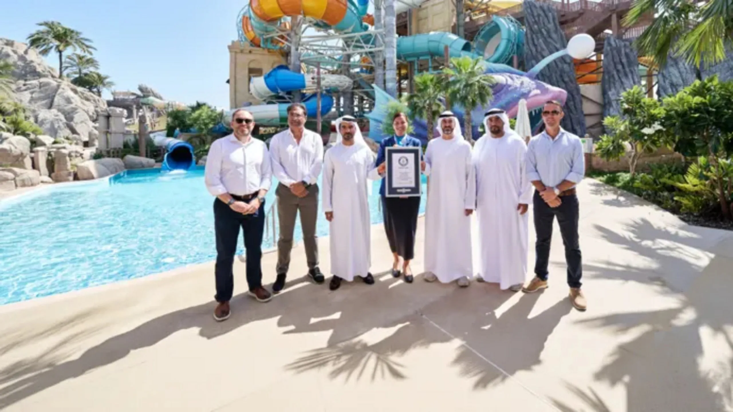 Yas Waterworld sets world record with 55 waterslides