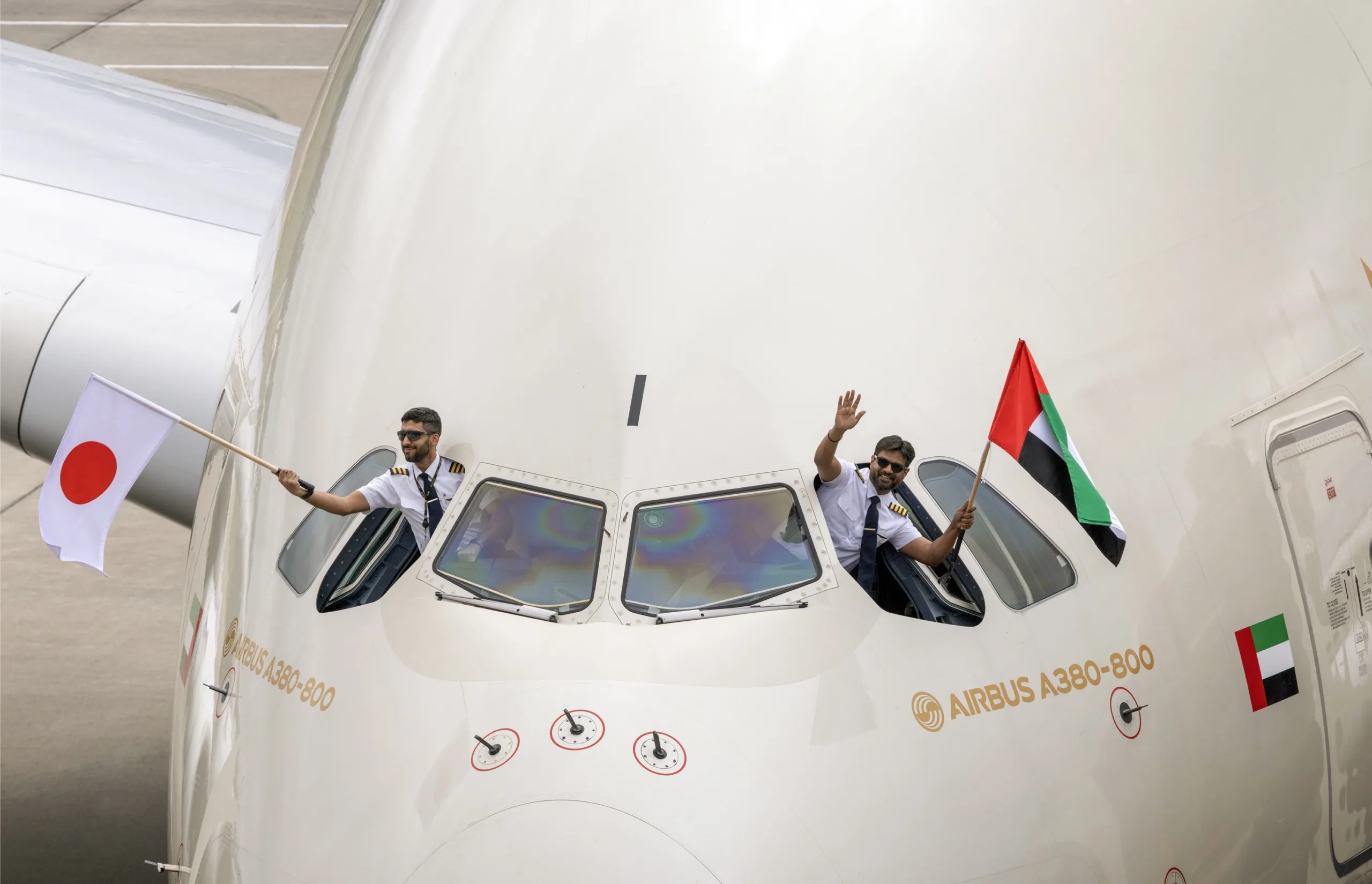 Etihad lands A380 in Tokyo for first time