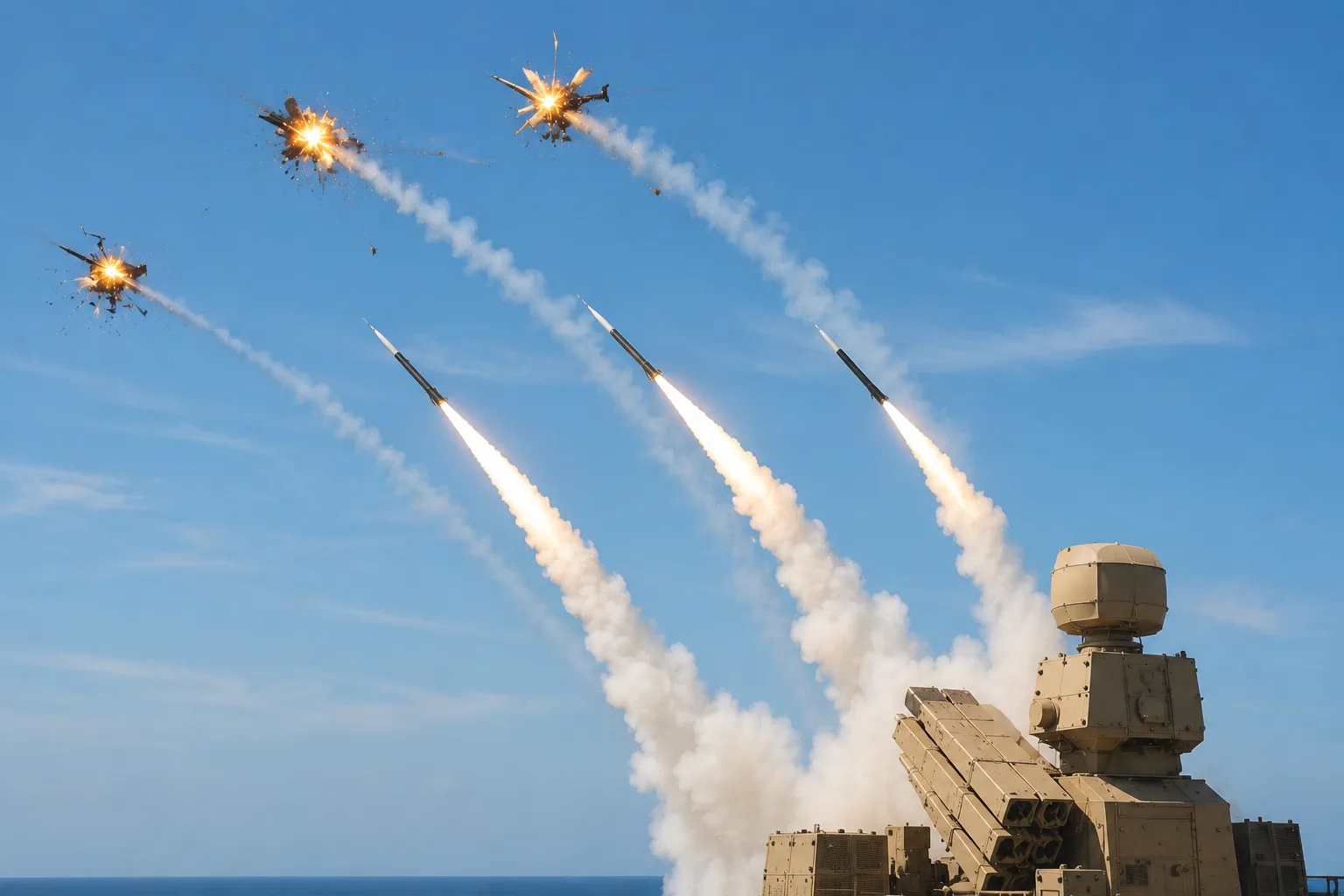 Bahrain intercepts 3 Iranian missiles and multiple drones