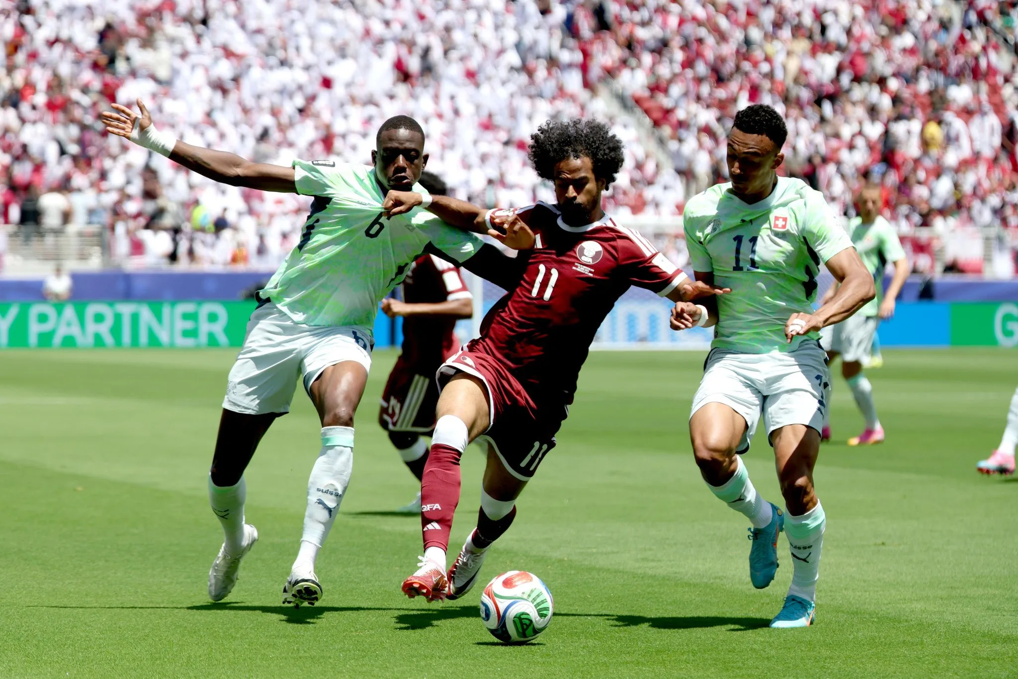 Qatar draw 1-1 with Switzerland in World Cup opener