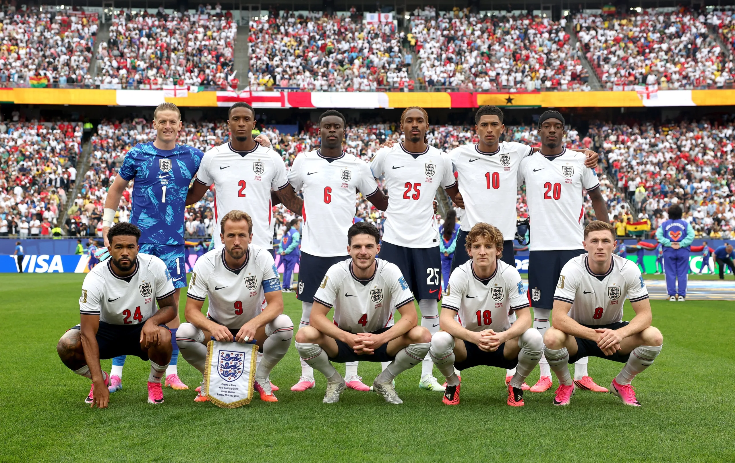 England and Ghana draw in World Cup Group 12