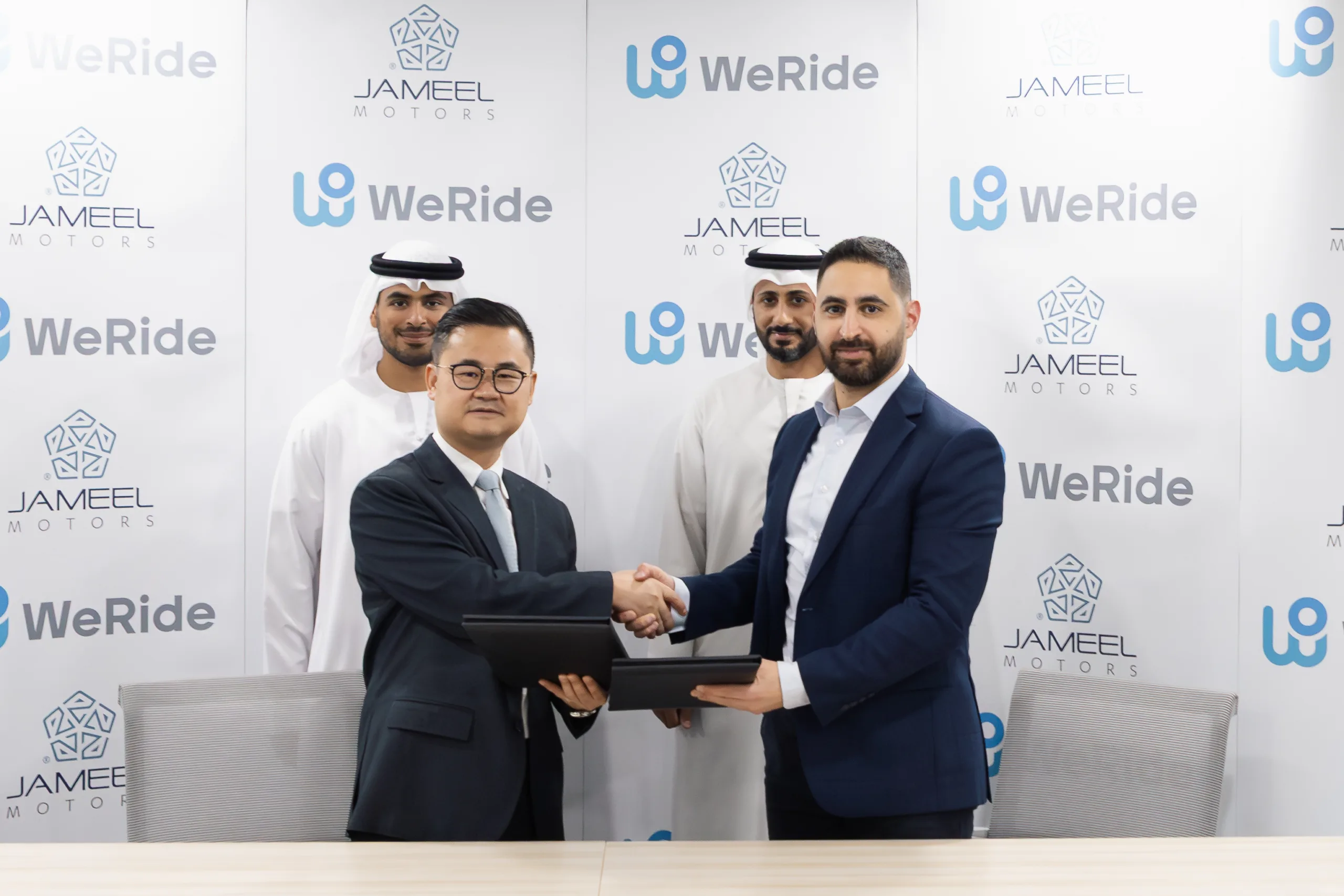 Jameel Motors backs WeRide’s driverless taxi fleet in Dubai