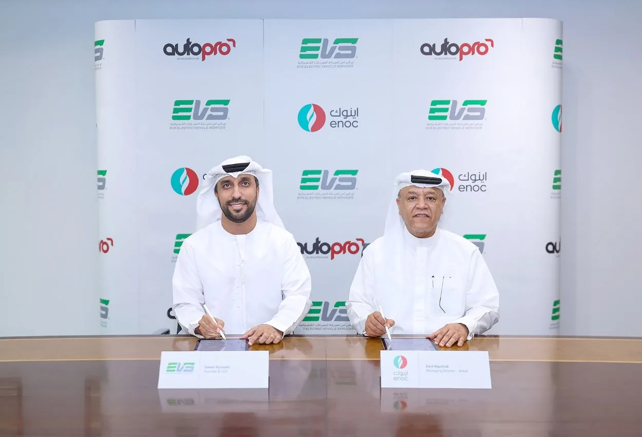 ENOC, EVS to open EV service points at four stations