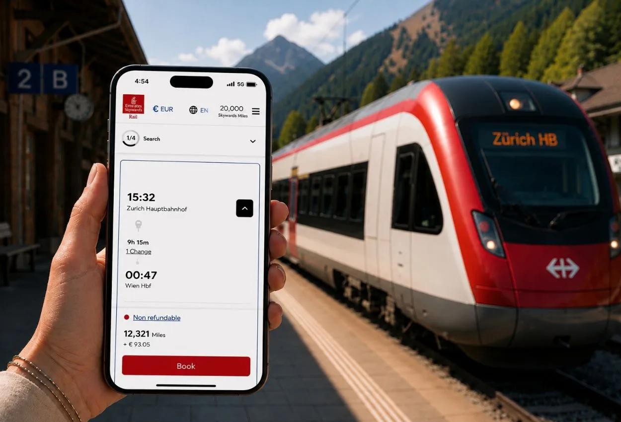 Emirates Skywards launches new European rail redemption tool