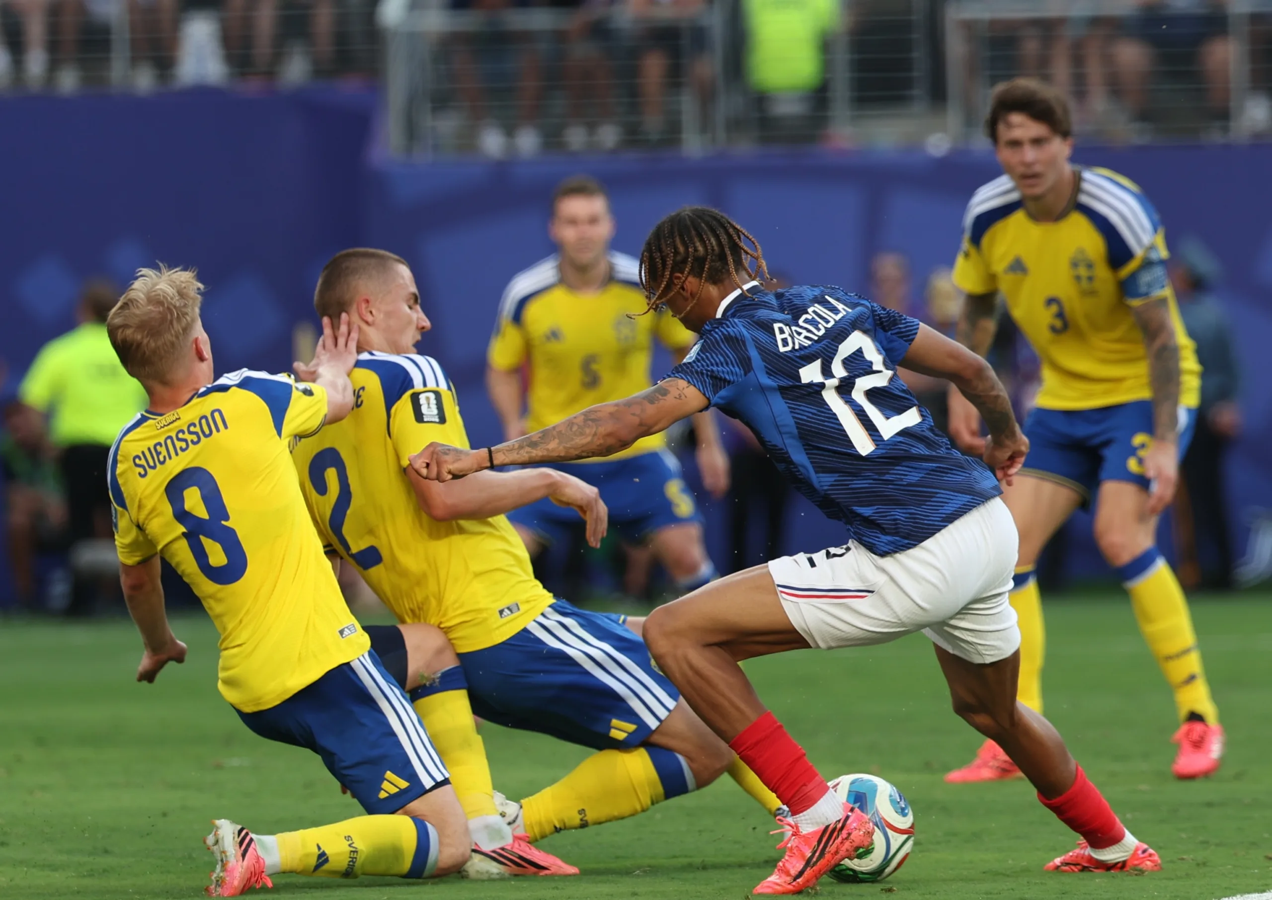 France sweep Sweden 3-0 as Mbappé closes in on Messi record