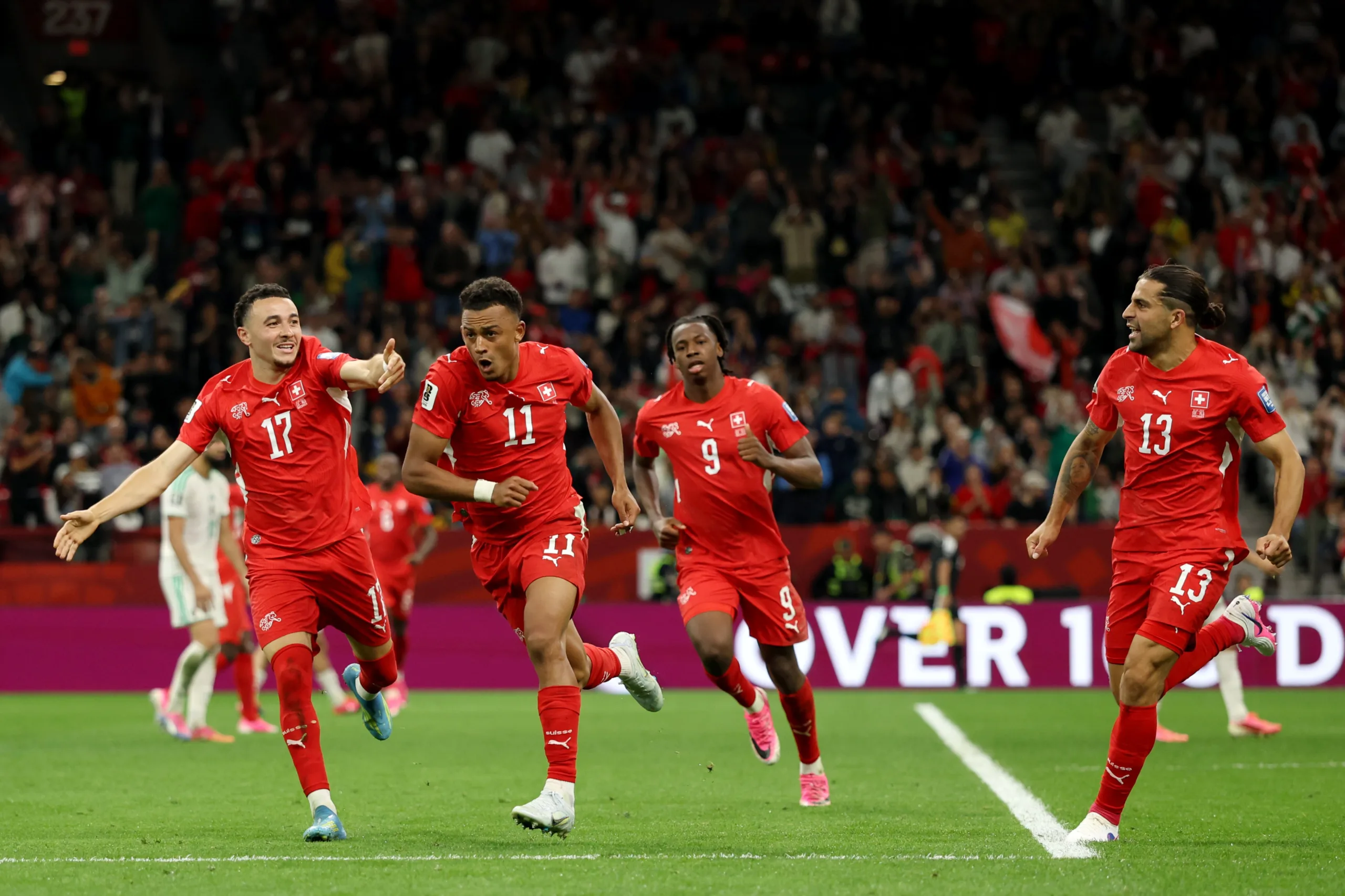 Switzerland beat Algeria 2-0 to reach World Cup last 16