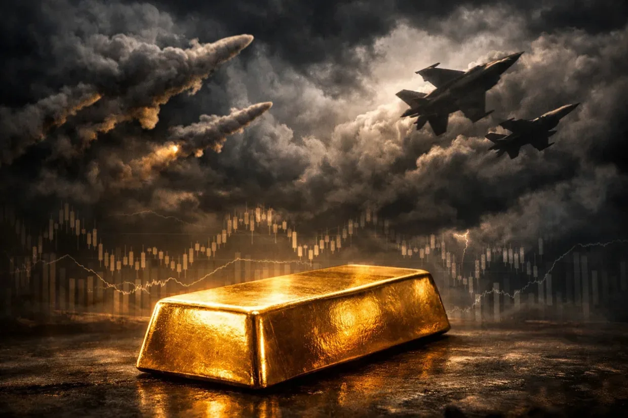 Gold slips below $4,100 as rate fears offset war premium