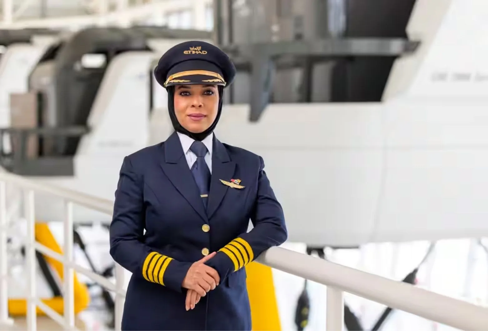 Etihad Airways’ Captain Huda Al Musallami