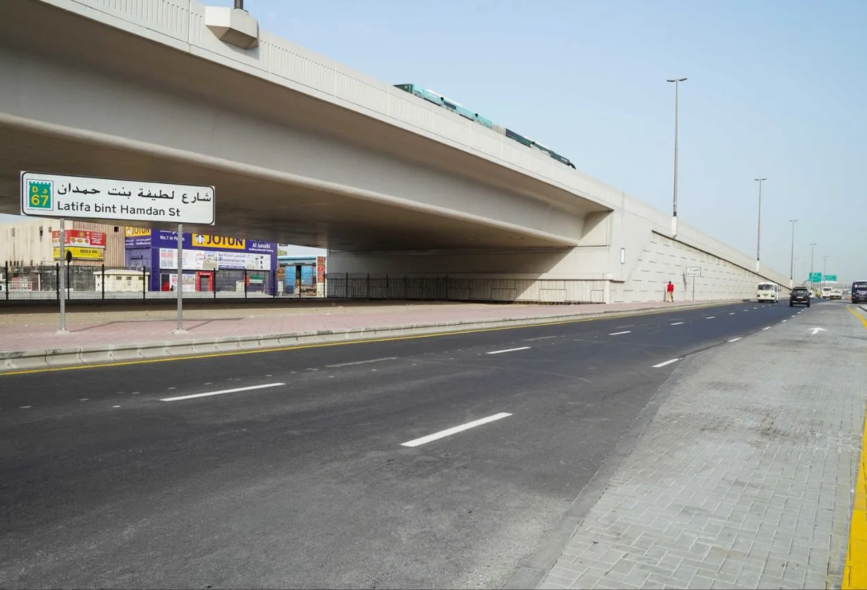 Improving the Efficiency of Latifa bint Hamdan Street Through a New Lane and Two U-Turns Dubai RTA UAE