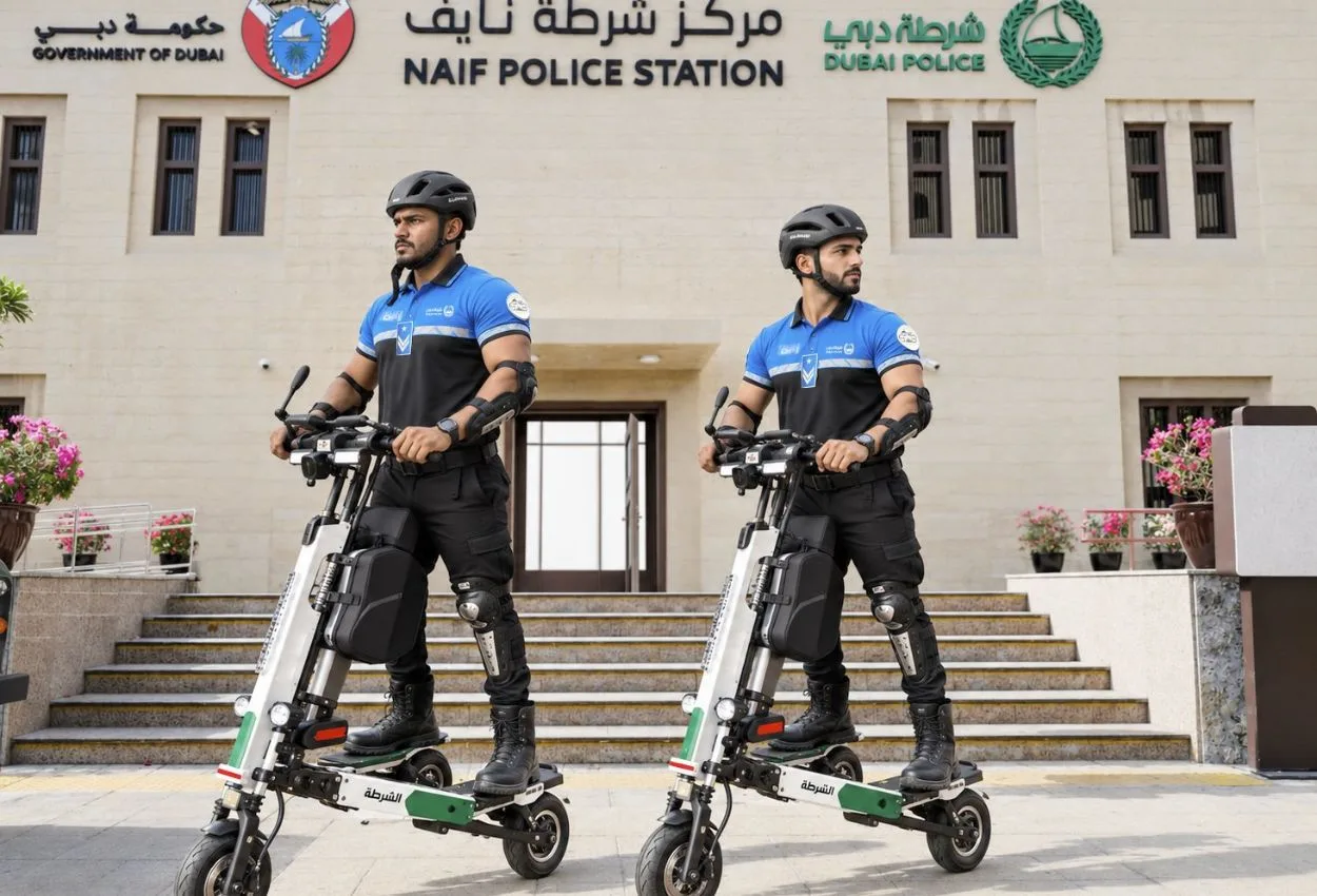 Dubai Police scooter unit recover AED 190,000 in four minutes