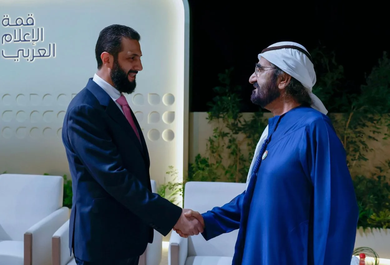 Sheikh Mohammed hosts Syrian president at Arab Media Summit