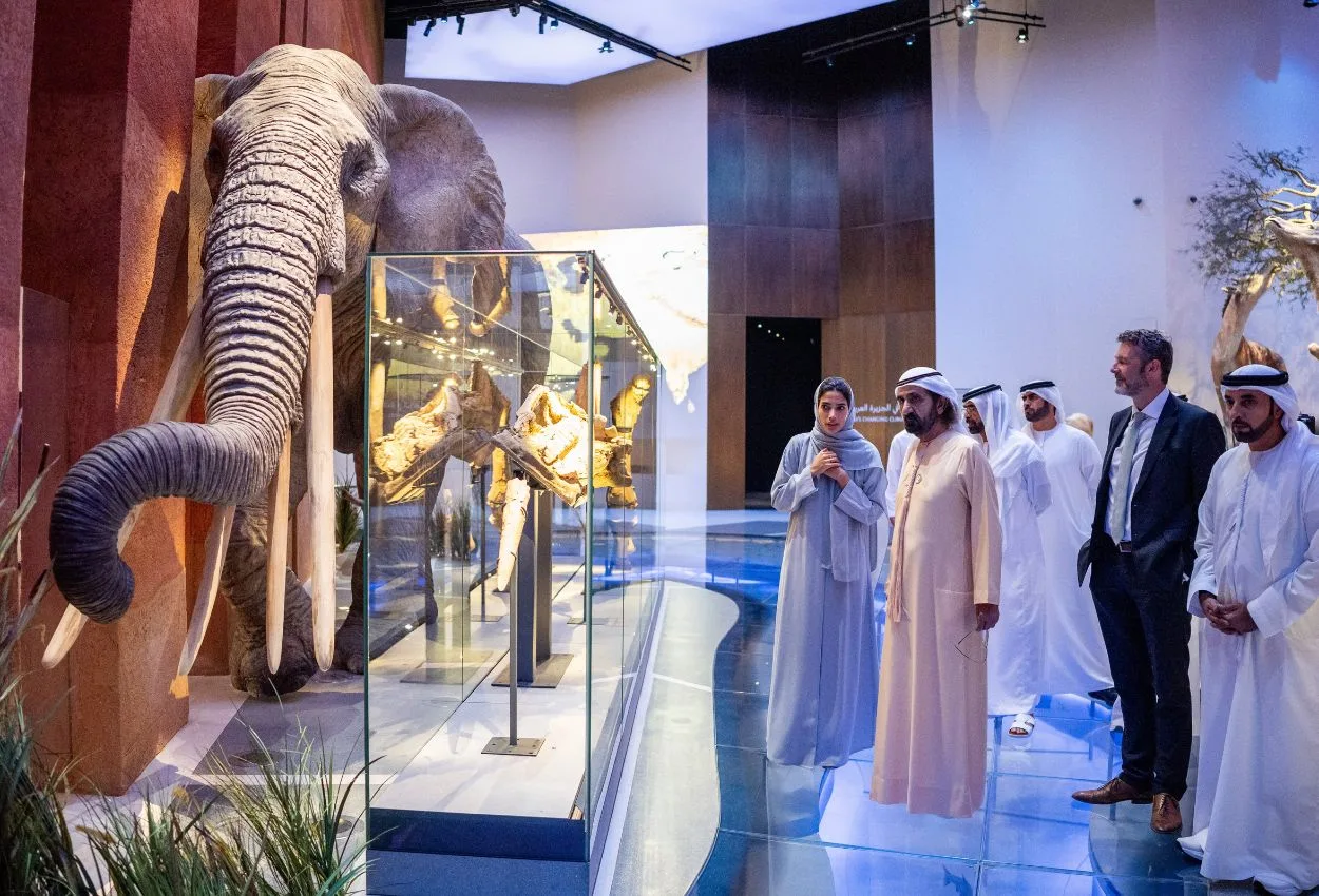 Sheikh Mohammed visits Natural History Museum Abu Dhabi