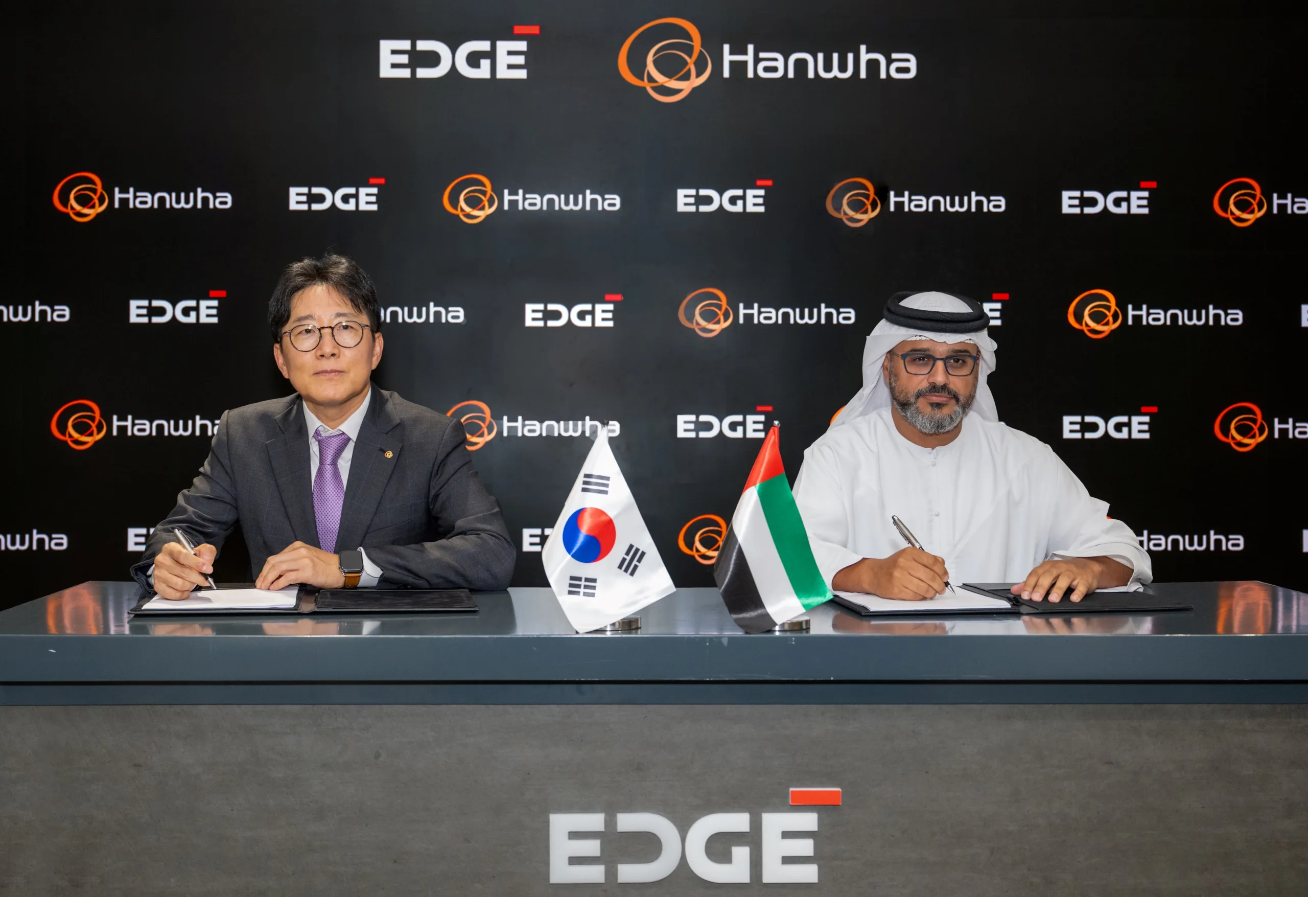 EDGE Group and Hanwha sign air defence partnership term sheet