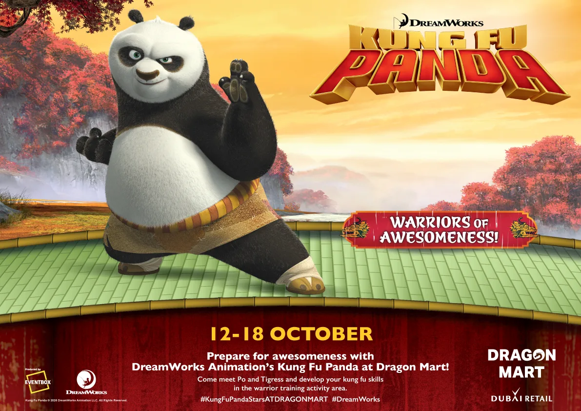 Kung Fu Panda comes to Dragon Mart this October