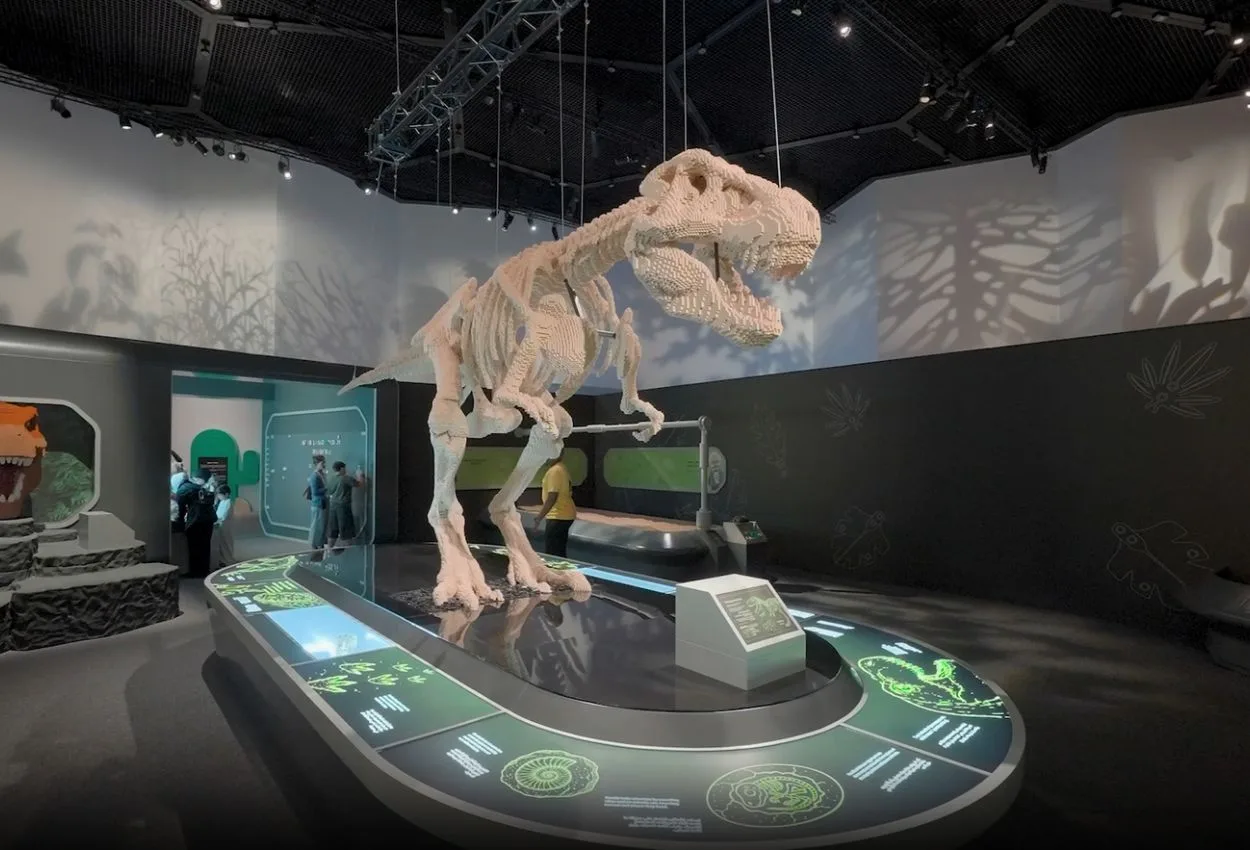 LEGO SHOWS® Natural Brickstory exhibition at Natural History Museum Abu Dhabi