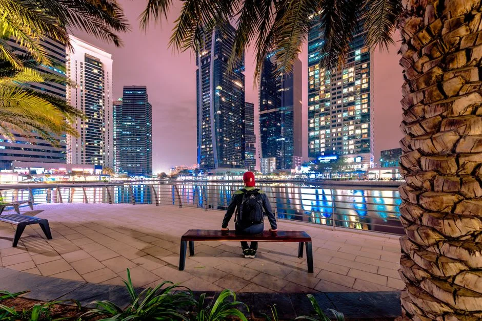 Dubai Water Canal gets solar benches and USB charging poles